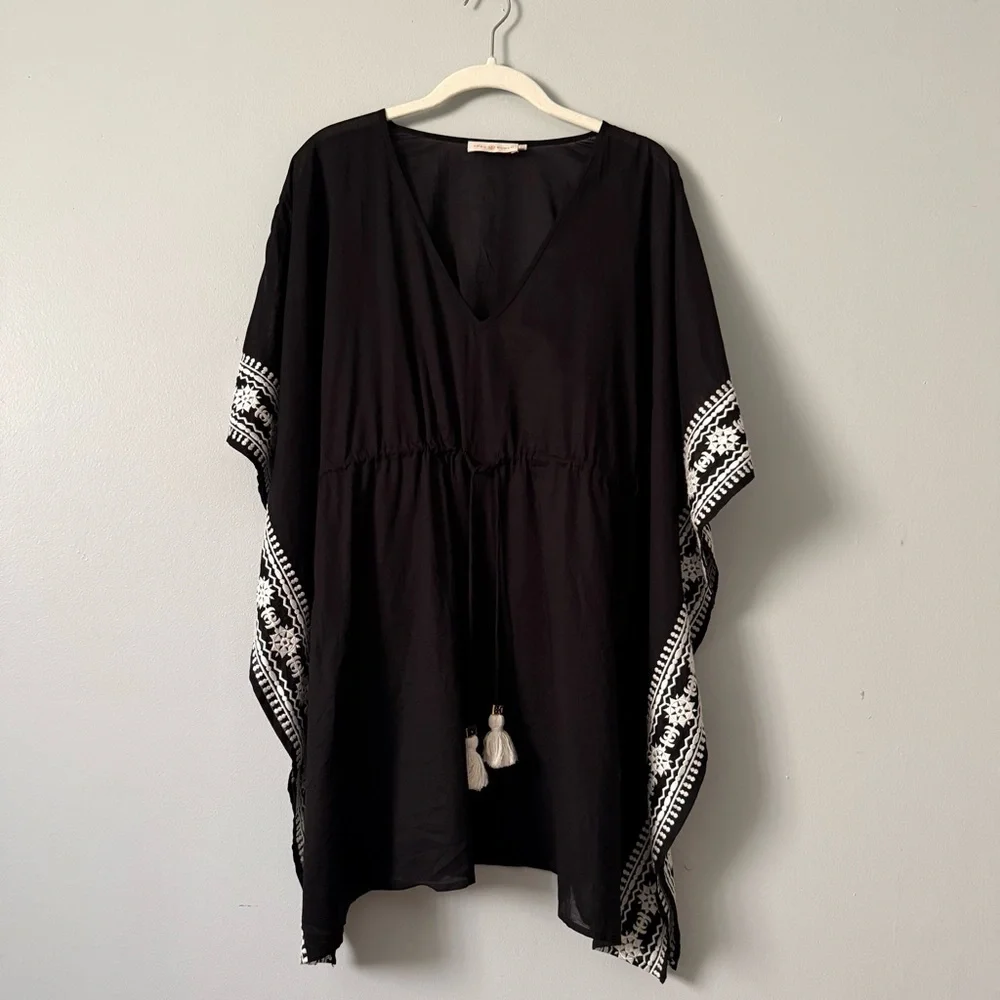 Tory Burch Ravena Beach Caftan Swim Cover-Up